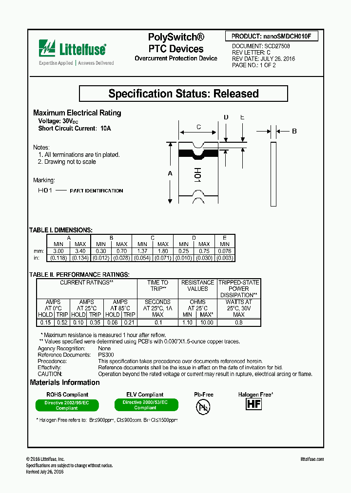 NANOSMDCH010F_8910716.PDF Datasheet