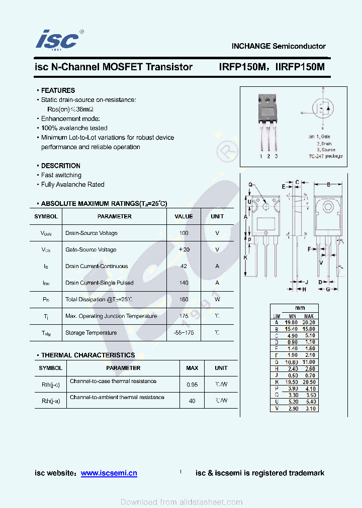 IIRFP150M_8912866.PDF Datasheet