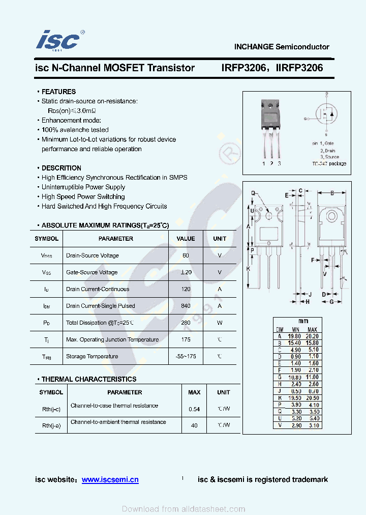 IIRFP3206_8912876.PDF Datasheet