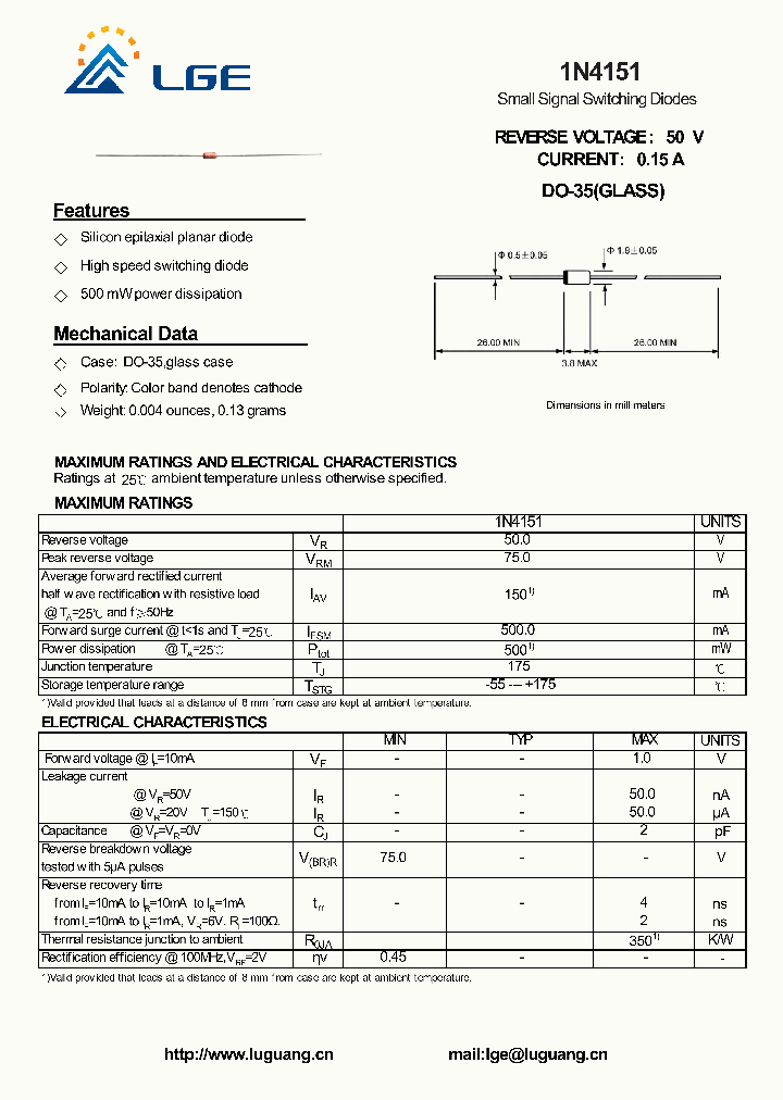 1N4151_8913412.PDF Datasheet
