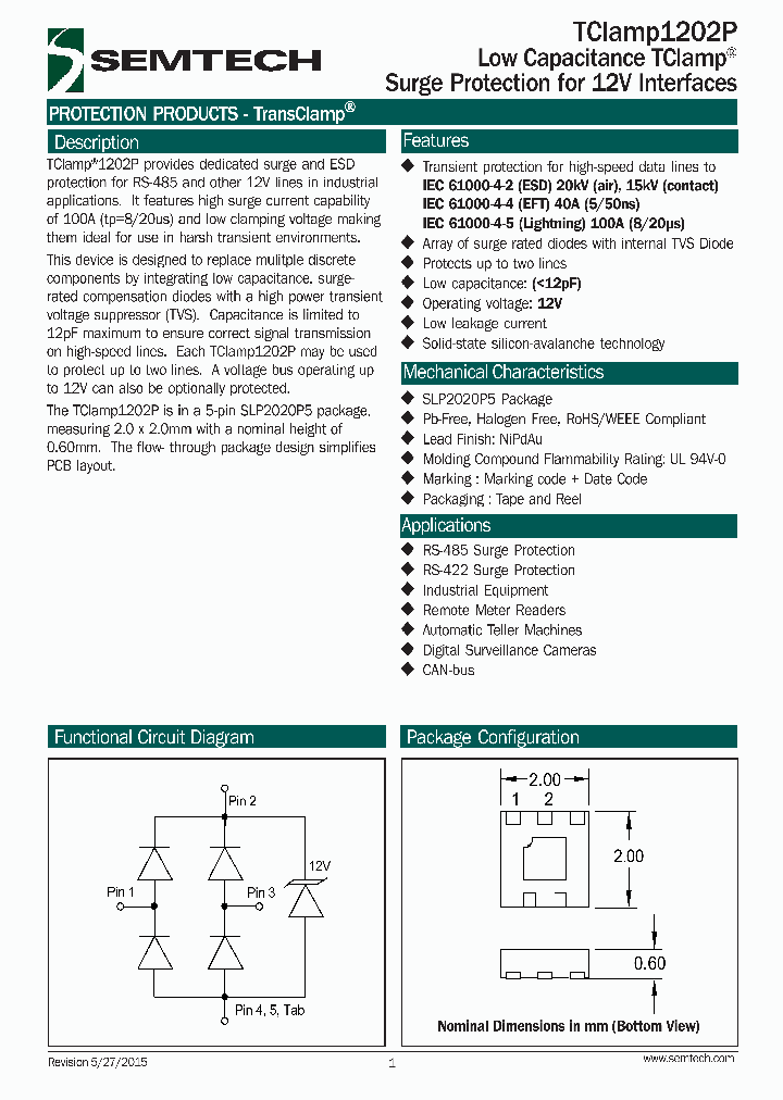 TCLAMP1202P_8917350.PDF Datasheet