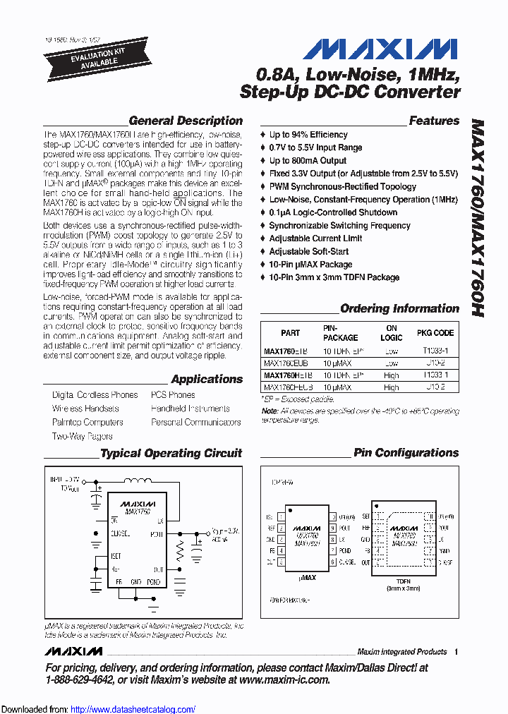 MAX1760HETBT_8917594.PDF Datasheet