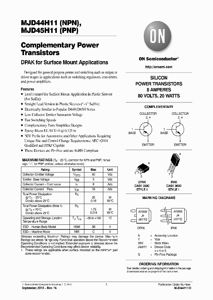 MJD44H11_8918200.PDF Datasheet