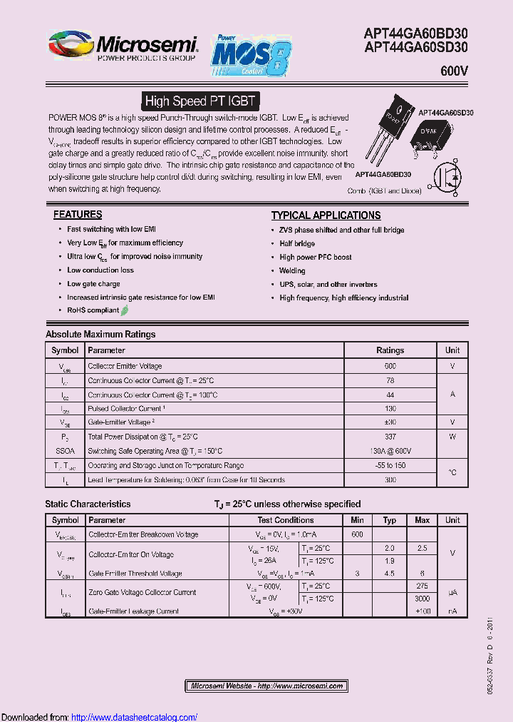 APT44GA60BD30_8920148.PDF Datasheet