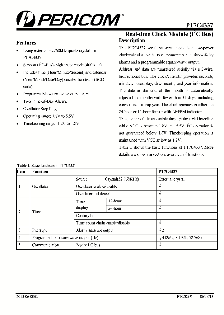 PT7C4337ZEE_8920047.PDF Datasheet