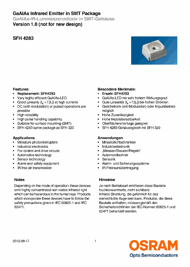 SFH4283_8920265.PDF Datasheet