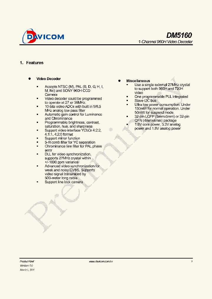 DM5160_8920419.PDF Datasheet
