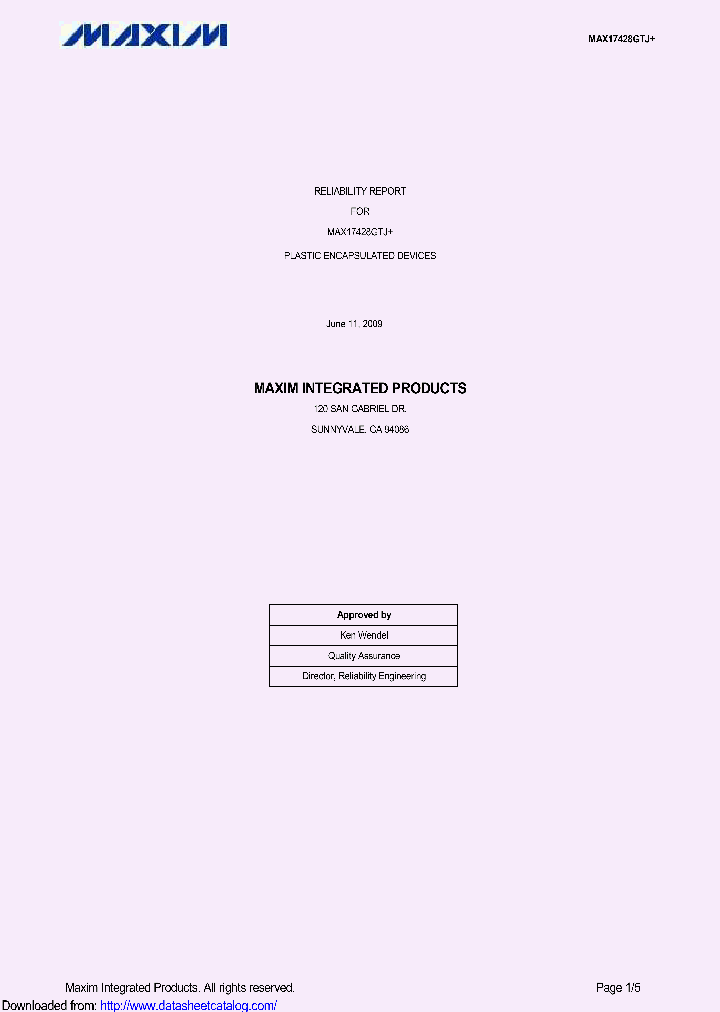 MAX17428GTJ_8920520.PDF Datasheet