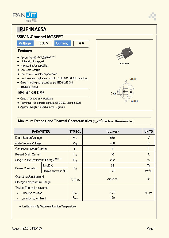 PJF4NA65A_8920720.PDF Datasheet
