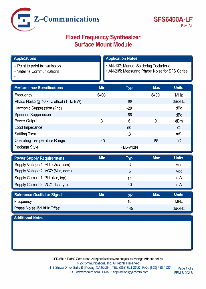 SFS6400A-LF-11_8922895.PDF Datasheet