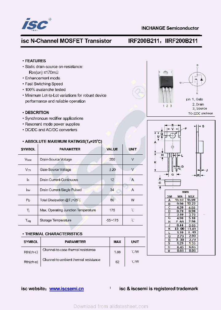 IIRF200B211_8924852.PDF Datasheet