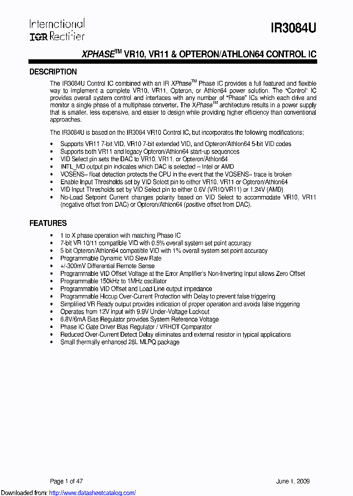 IR3084UMPBF_8924911.PDF Datasheet