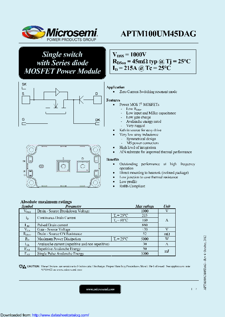 APTM100UM45DAG_8925438.PDF Datasheet