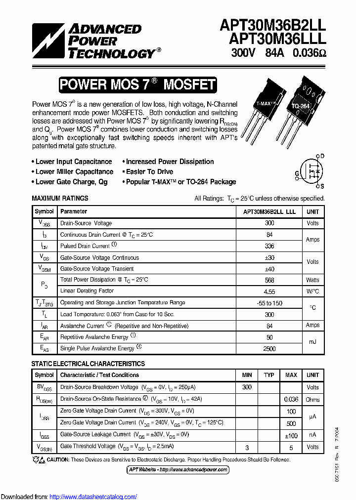 APT30M36B2LLG_8925486.PDF Datasheet