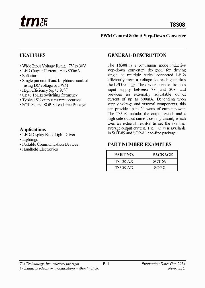 T8308_8926185.PDF Datasheet