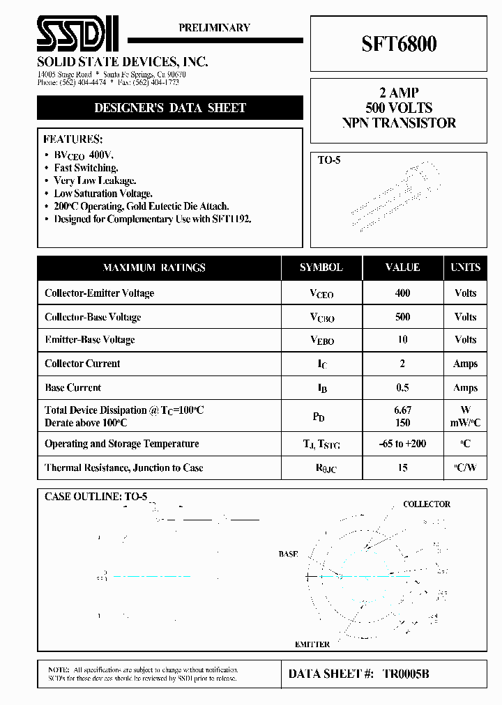 TR0005_8926202.PDF Datasheet