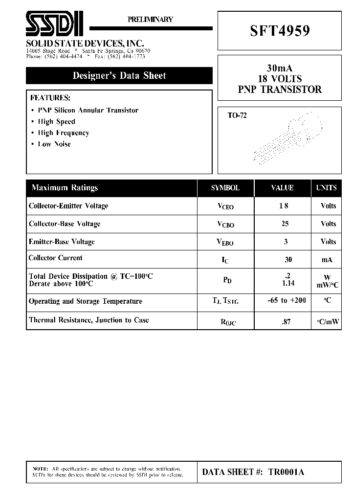 TR0001_8926203.PDF Datasheet