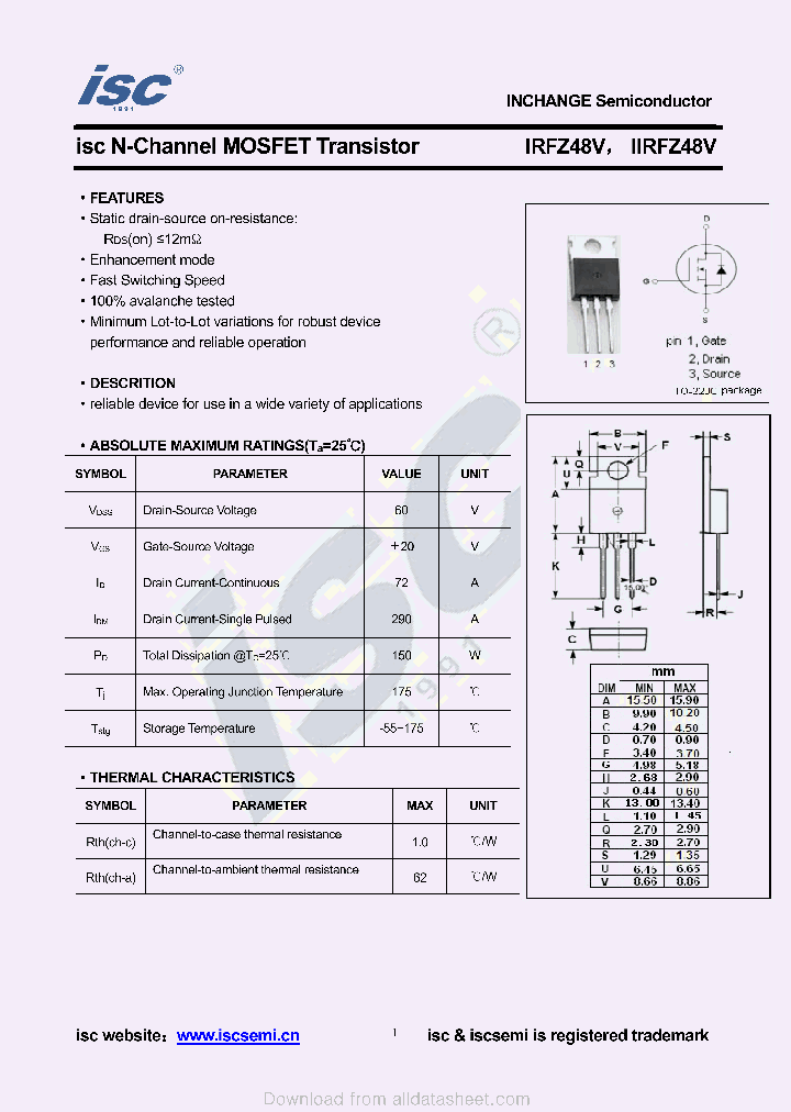 IIRFZ48V_8926751.PDF Datasheet