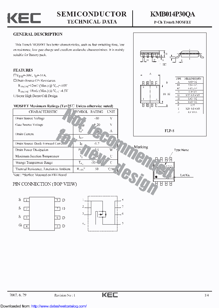 KMB014P30QA_8927062.PDF Datasheet