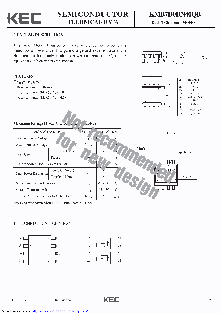 KMB7D0DN40QB_8927071.PDF Datasheet