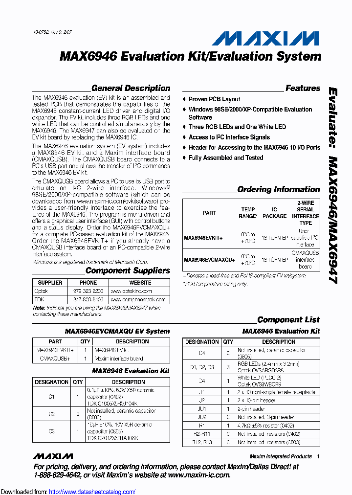 MAX6946EVCMAXQU_8927158.PDF Datasheet