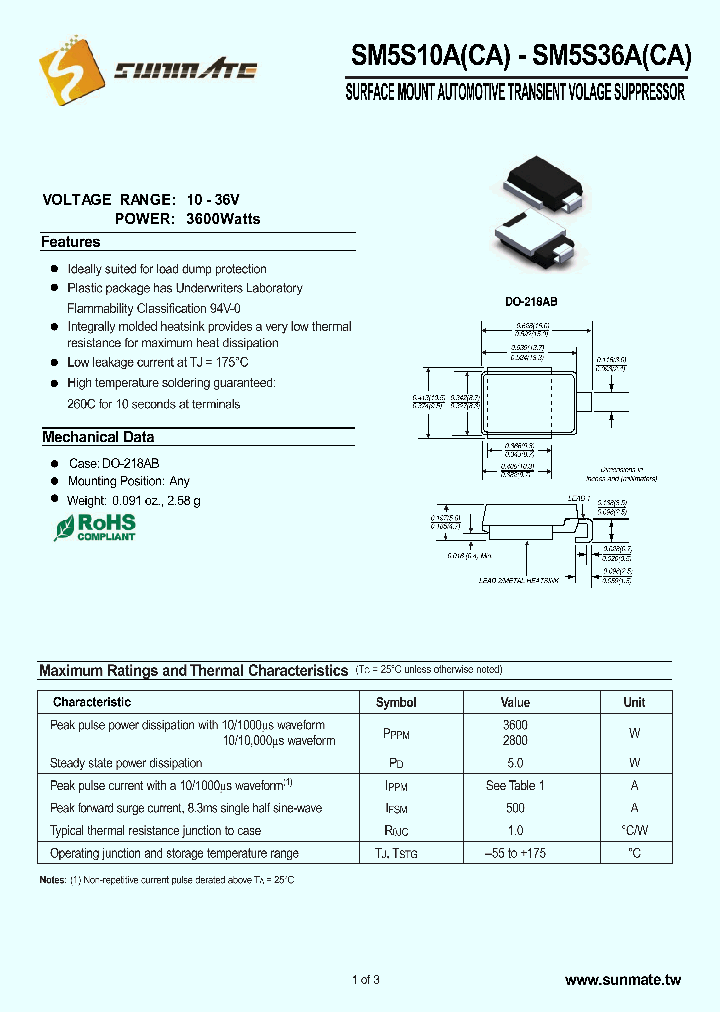 SM5S20CA_8927484.PDF Datasheet