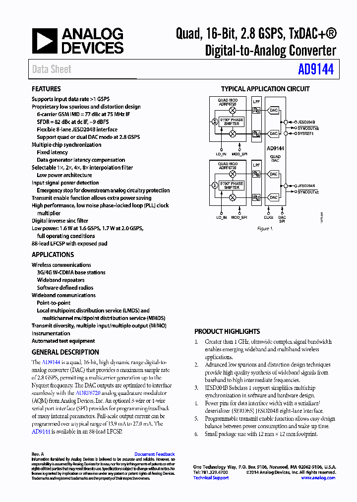 AD9144BCPAZ_8930247.PDF Datasheet