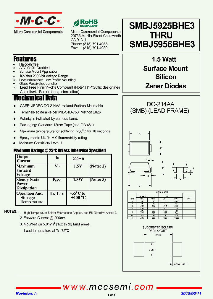 SMBJ5927BHE3_8930677.PDF Datasheet