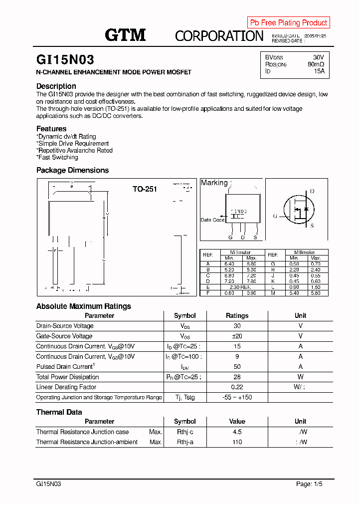 GI15N03_8930927.PDF Datasheet