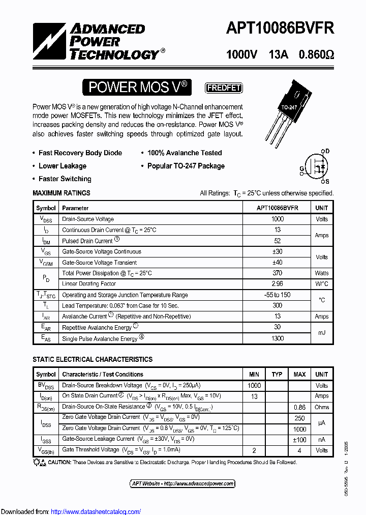 APT10086BVFRG_8932059.PDF Datasheet