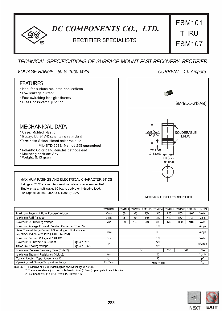 FSM101_8932645.PDF Datasheet