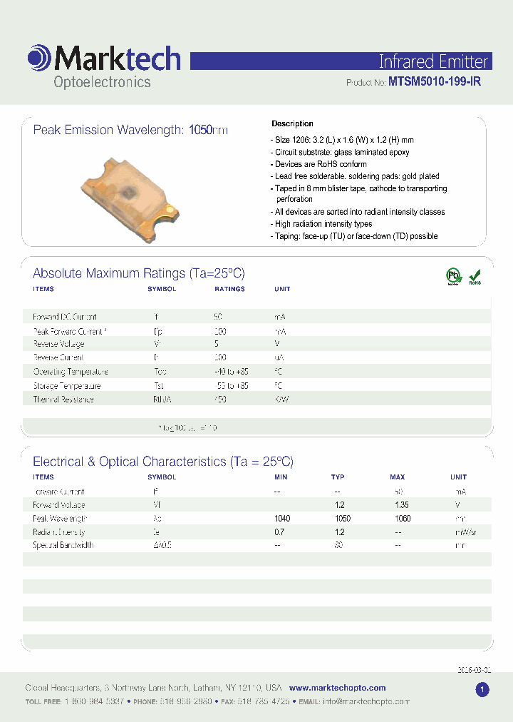 MTSM5010-199-IR_8933315.PDF Datasheet