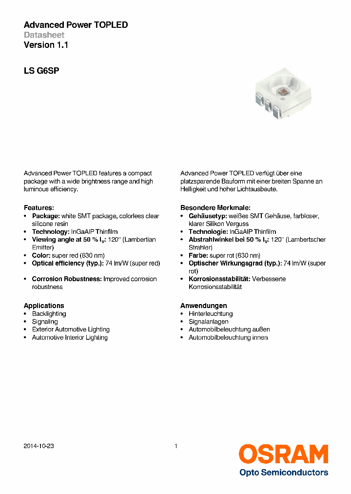 LSG6SP_8933886.PDF Datasheet
