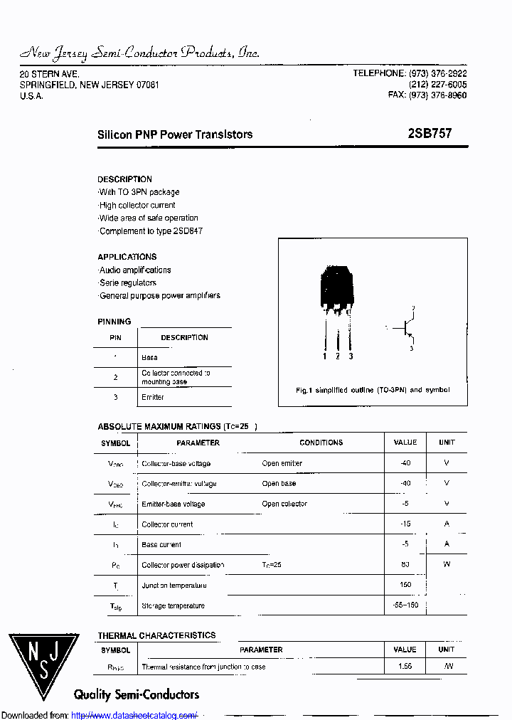 2SB757_8934004.PDF Datasheet