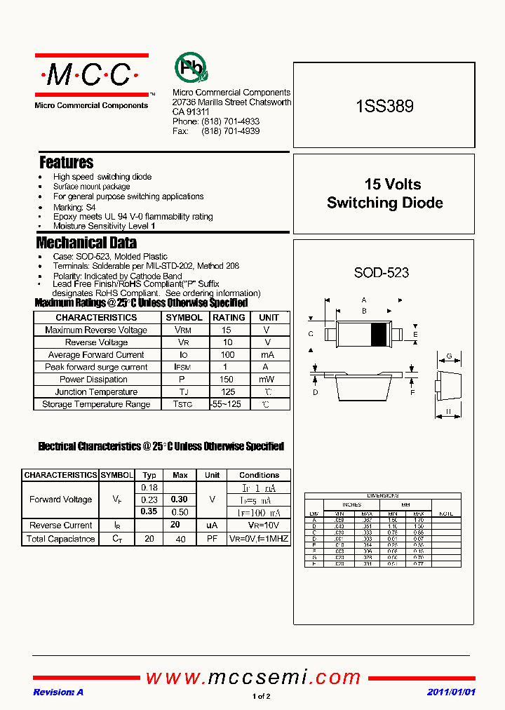 1SS389_8936715.PDF Datasheet