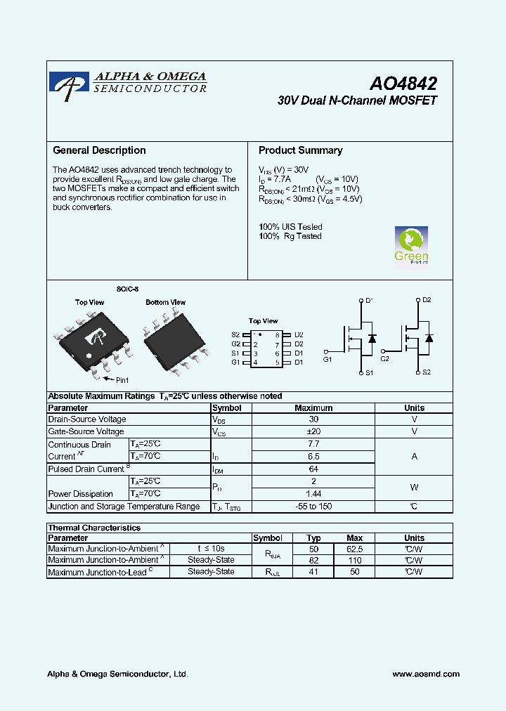 AO4842_8936952.PDF Datasheet