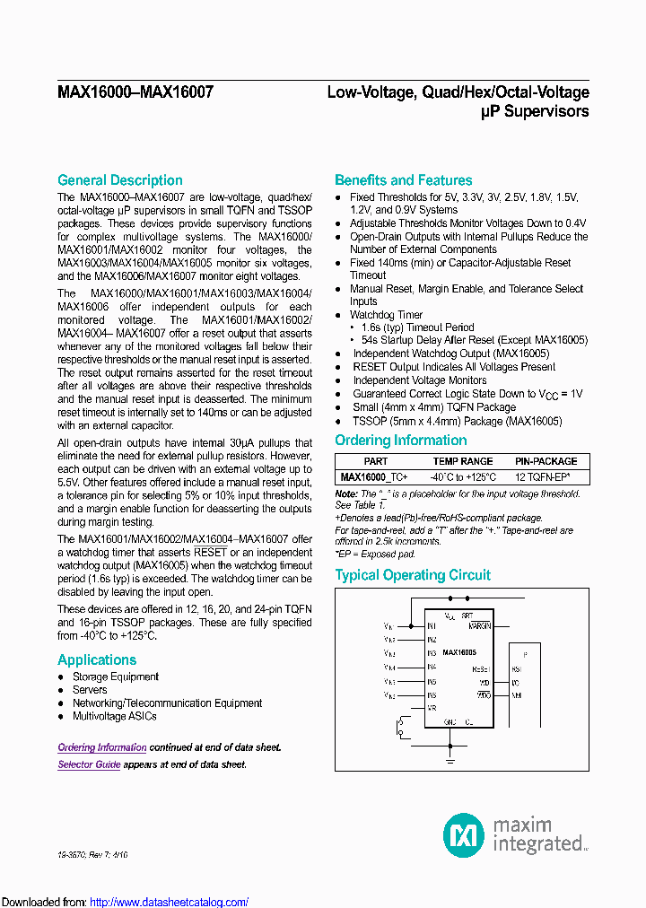 MAX16006DTG_8937623.PDF Datasheet