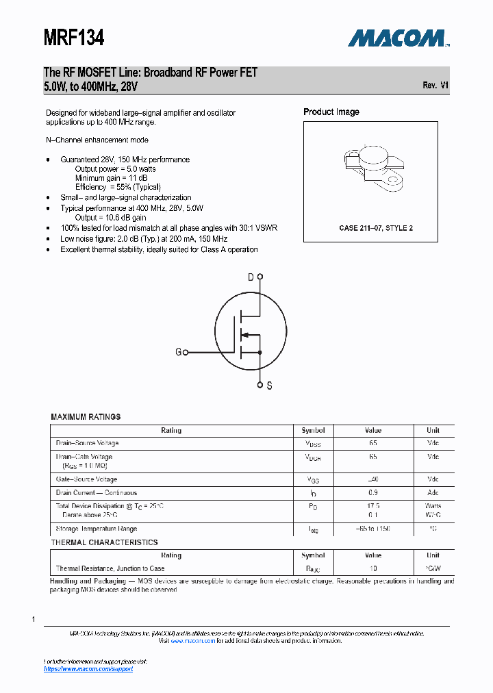MRF134-17_8939487.PDF Datasheet