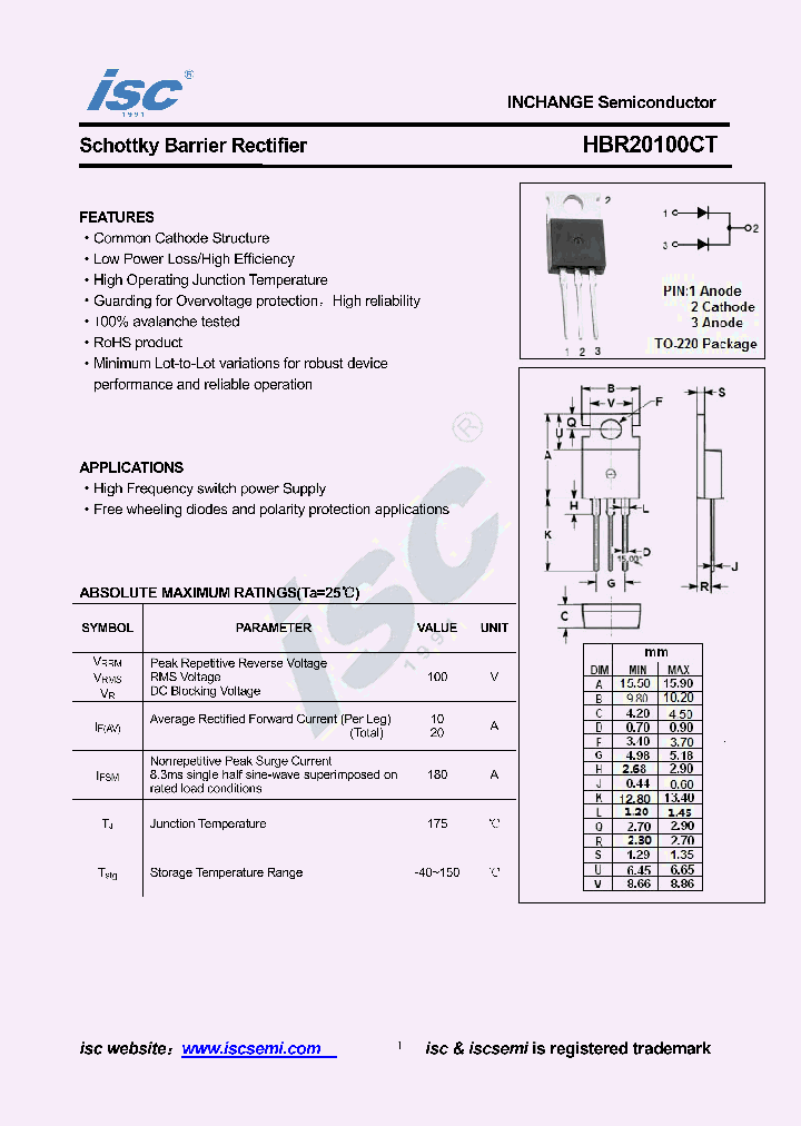 HBR20100CT_8941441.PDF Datasheet