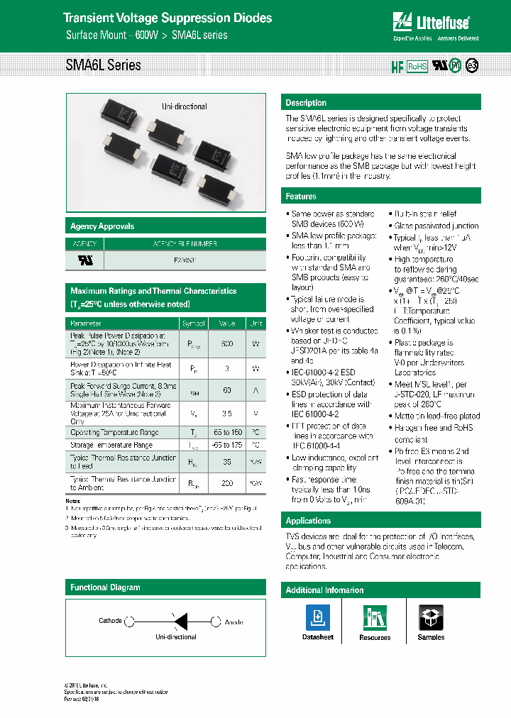 SMA6L90A_8941769.PDF Datasheet