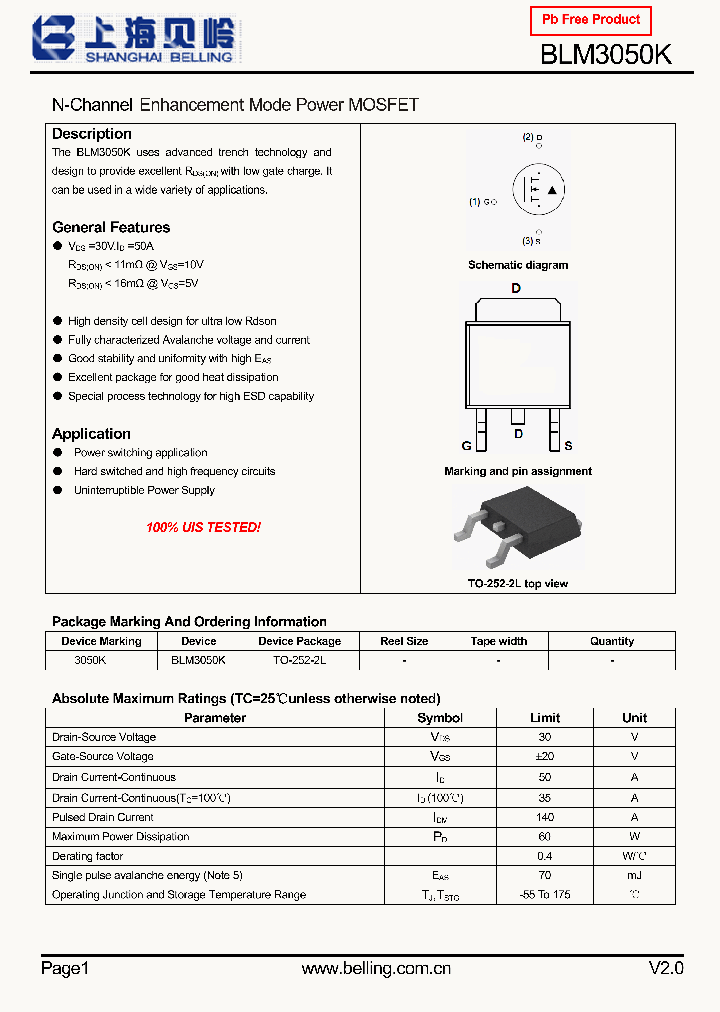 BLM3050K_8942131.PDF Datasheet