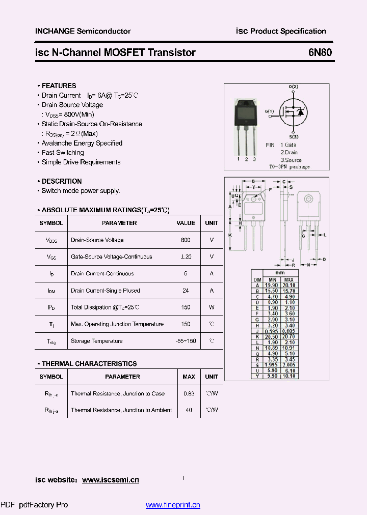 6N80_8942450.PDF Datasheet