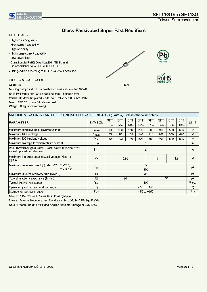 SFT13G_8943056.PDF Datasheet