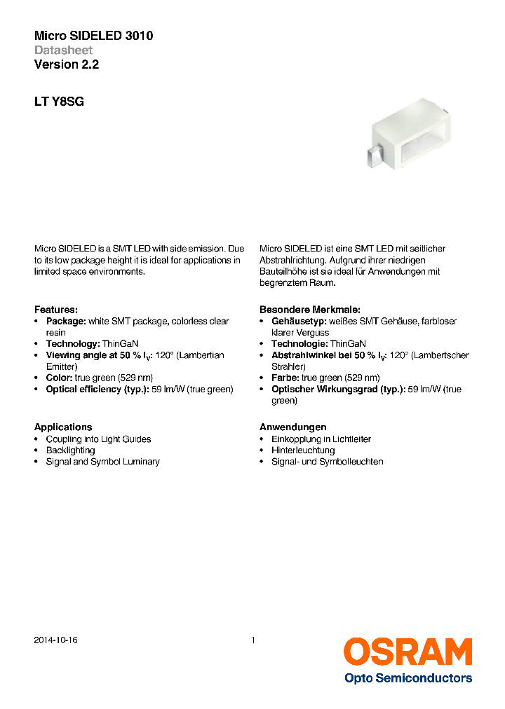 LTY8SG_8945101.PDF Datasheet