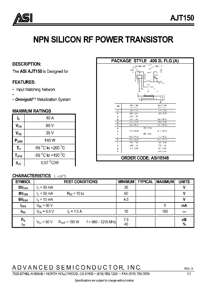 AJT150_8947007.PDF Datasheet