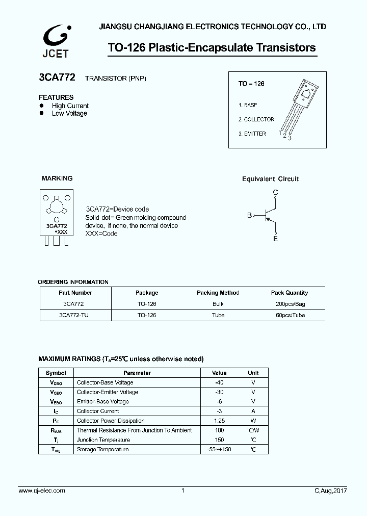 3CA772_8949291.PDF Datasheet
