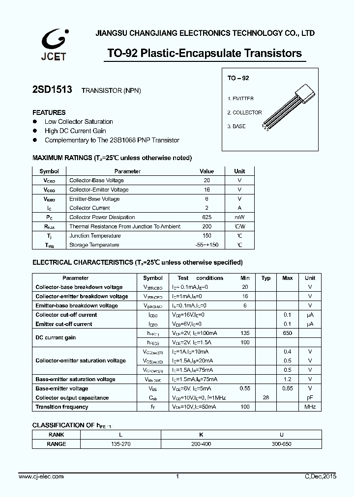 2SD1513_8949653.PDF Datasheet