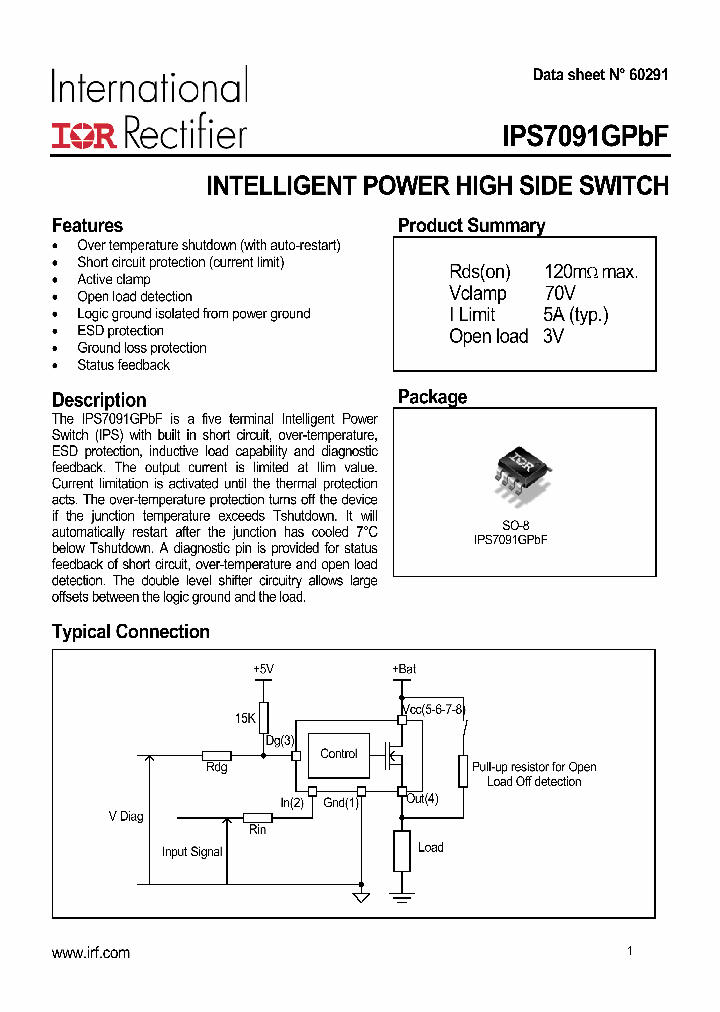 IPS7091GPBF_8950510.PDF Datasheet