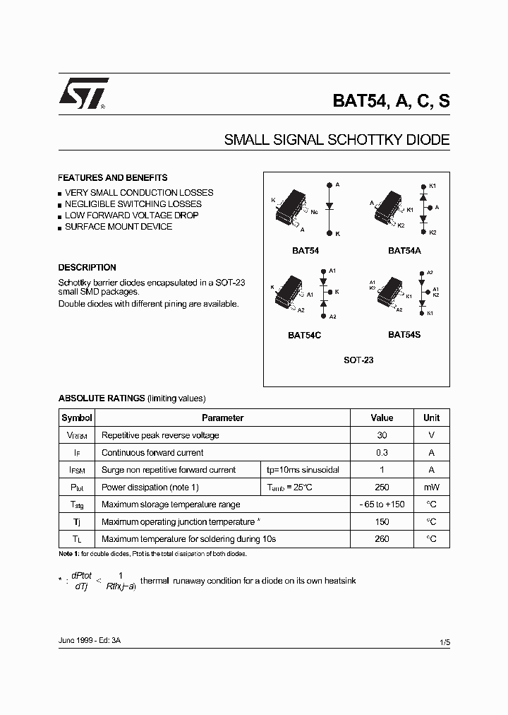 BAT54AFILM_8951079.PDF Datasheet