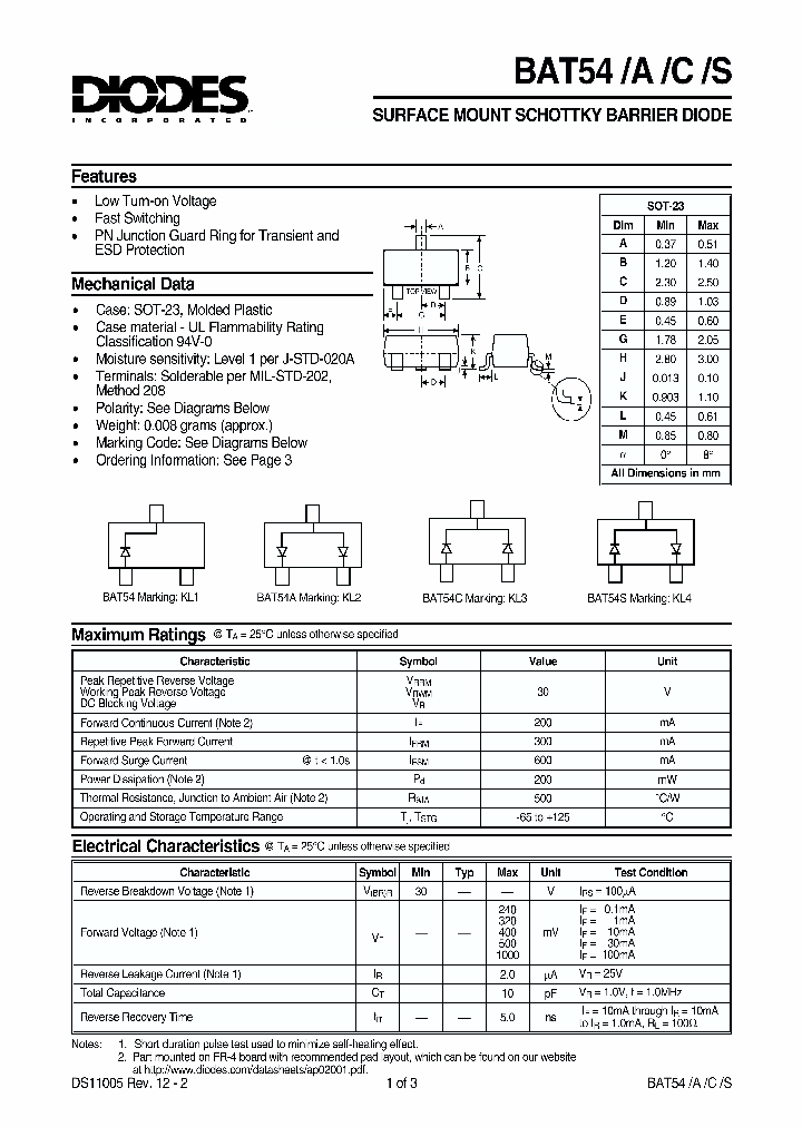 BAT54_8951472.PDF Datasheet